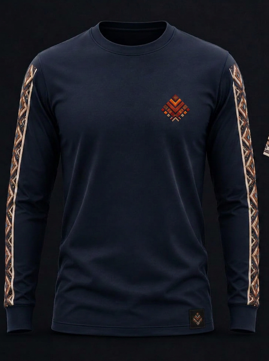 Heritage Long Sleeve Tee — Midnight Navy