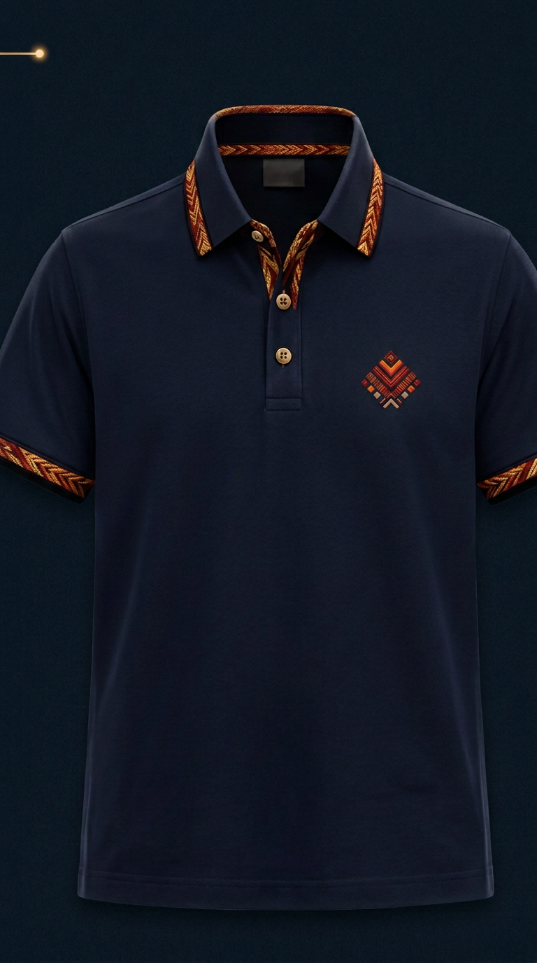 Heritage Polo Shirt — Midnight Navy