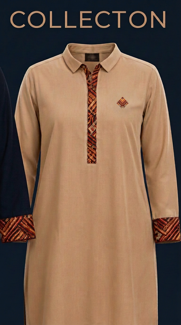 Heritage Tunic Dress — Desert Beige